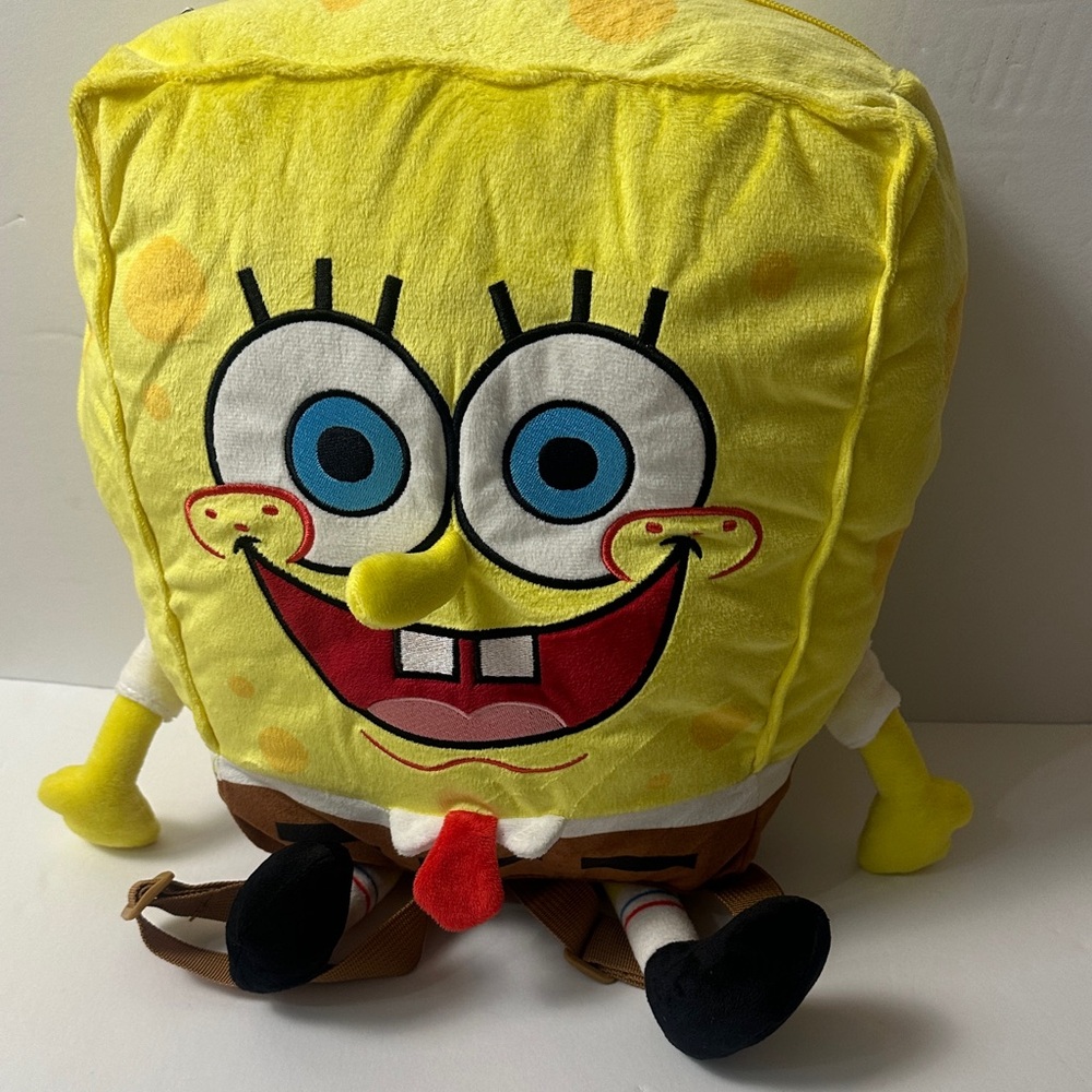 SpongeBob SquarePants Yellow Plush Backpack